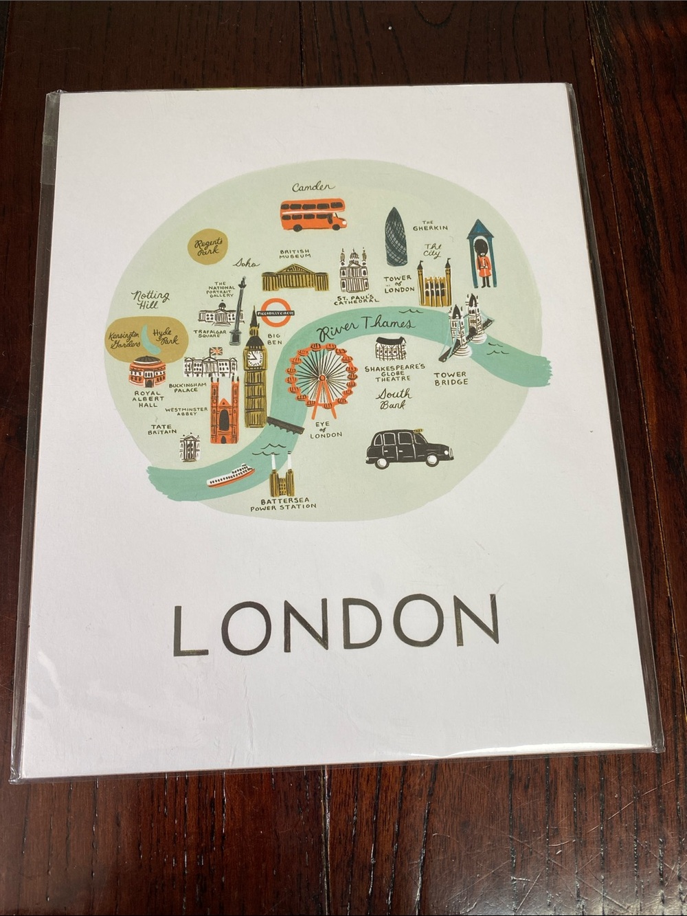 New! Rifle Paper Co. Art Print London England Anna Bond 8 X10”